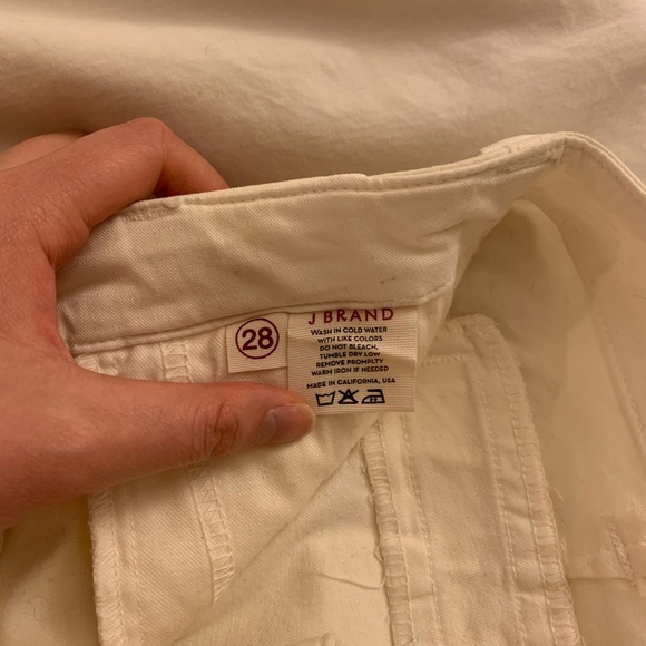 J Brand: Off-white Cargo-Style Pants (Size: 28) - Picture 4 of 4